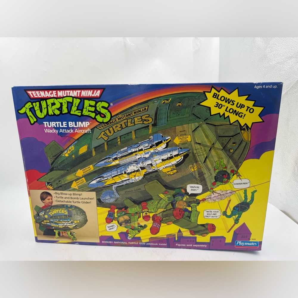 Teenage Mutant Ninja Turtles TMNT Turtle Blimp 1988 Unopened,